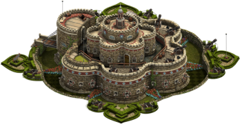 Deal_Castle: Produziert Medaillen und verbessert die Angriffs- und Verteidigungswerte der verteidigenden Einheiten.